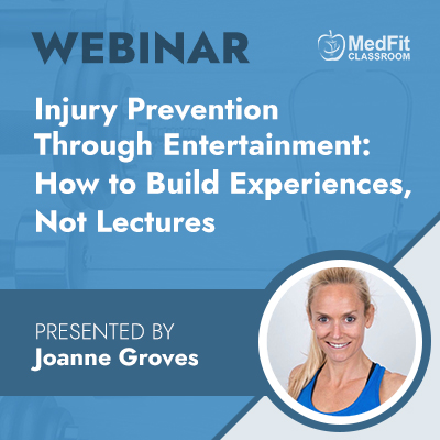 9/10/24 Webinar | Injury Prevention Through Entertainment: How to Build Experiences, Not Lectures